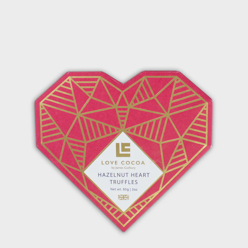Valentine's Praline Chocolate Truffles Heart Box