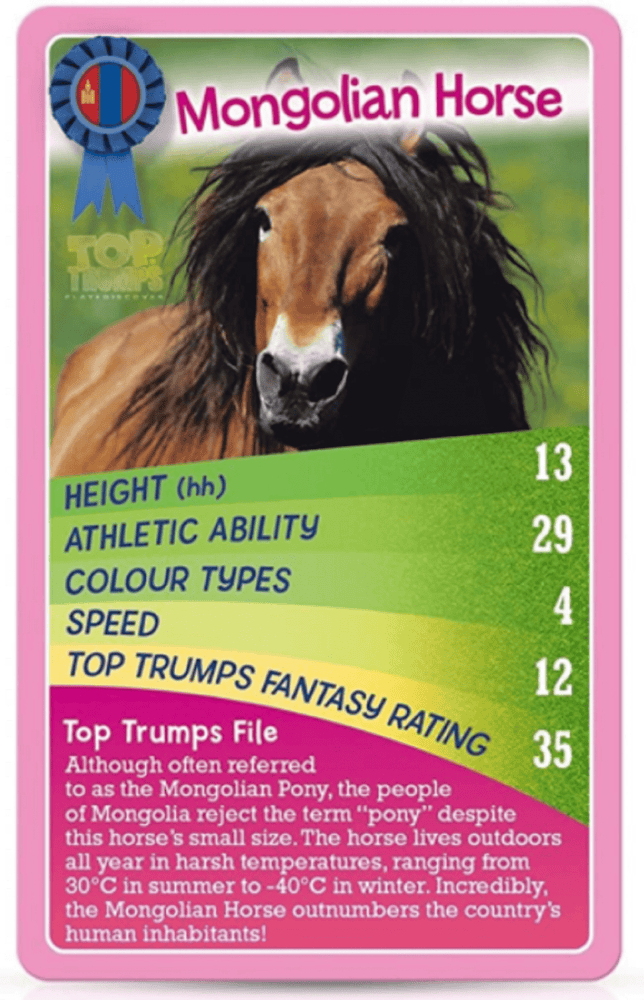 Top Trumps- Horses & Ponies