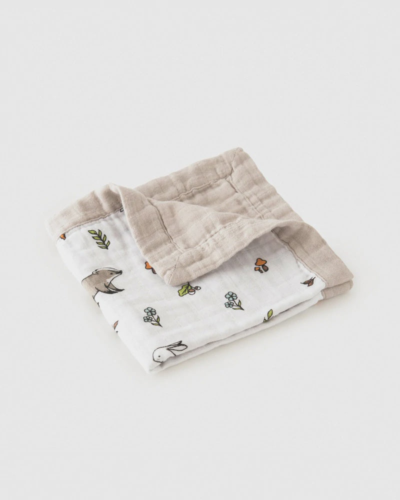 Organic Cotton Muslin- Into the Woods