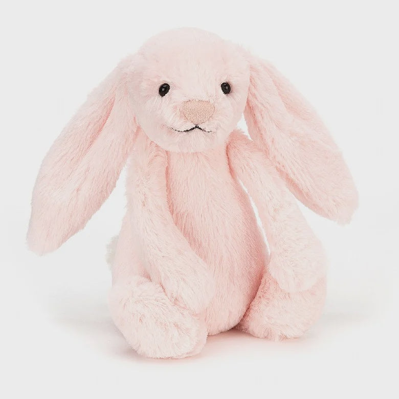 Bashful Pink Bunny Rattle Small