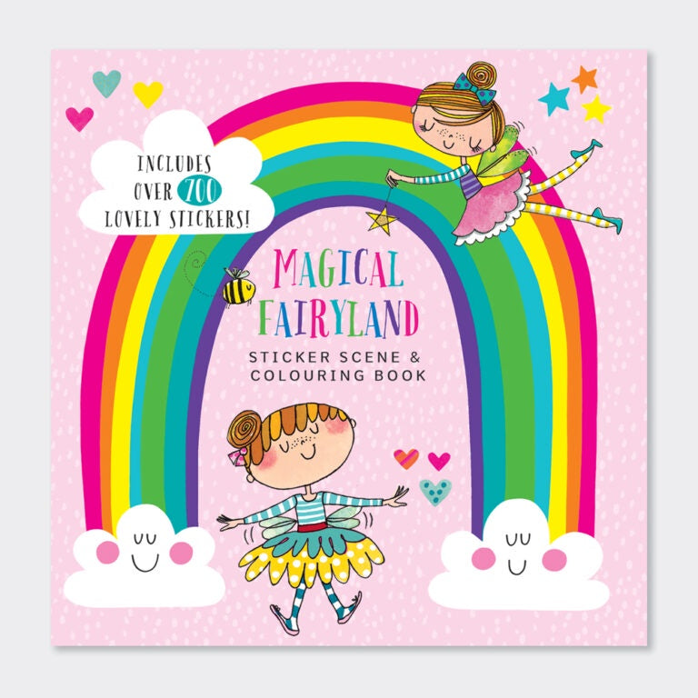 Magical Fairyland Sticker Scene Colouring Book
