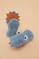 Kids Goofy Monster Fluffy Mittens - Ice