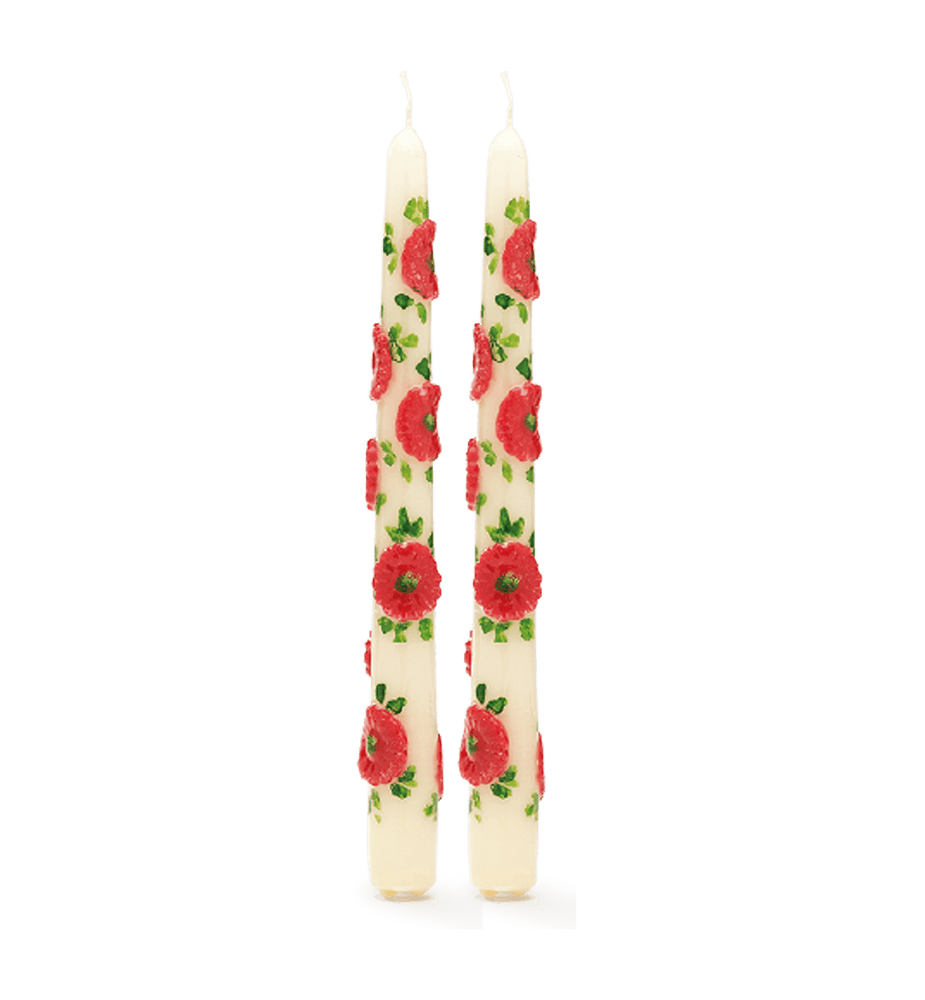 Flower Candles Set of Two