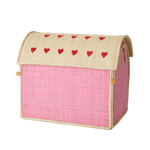 Toy Basket with Hearts - Small