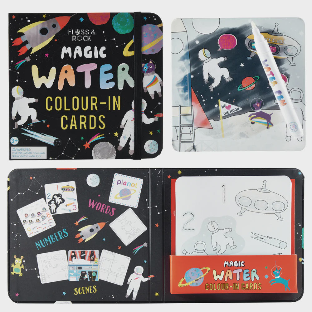 Magic Colour Changing Water Cards- Space
