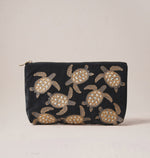 Turtle Conservation Everyday Pouch- Charcoal
