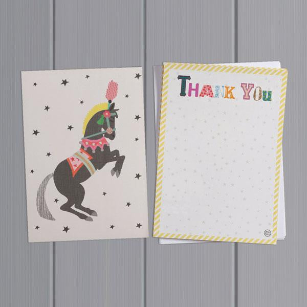 A5 Thank You Cards-Horse