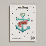 Iron On Patch - Love Anchor