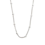 Orelia Satellite Chain Necklace Silver  20"