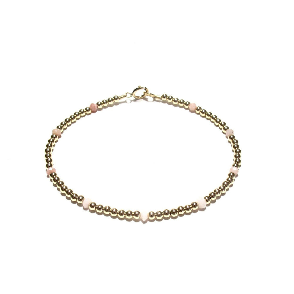 Dotted Pink Opals Bracelet