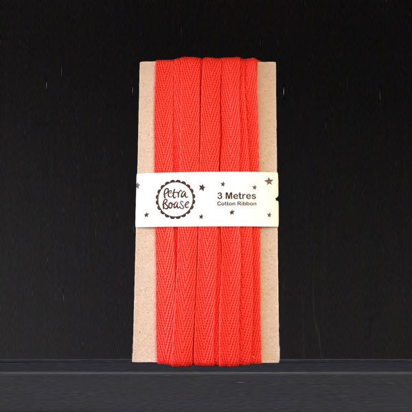 3m Cotton Ribbon-Red
