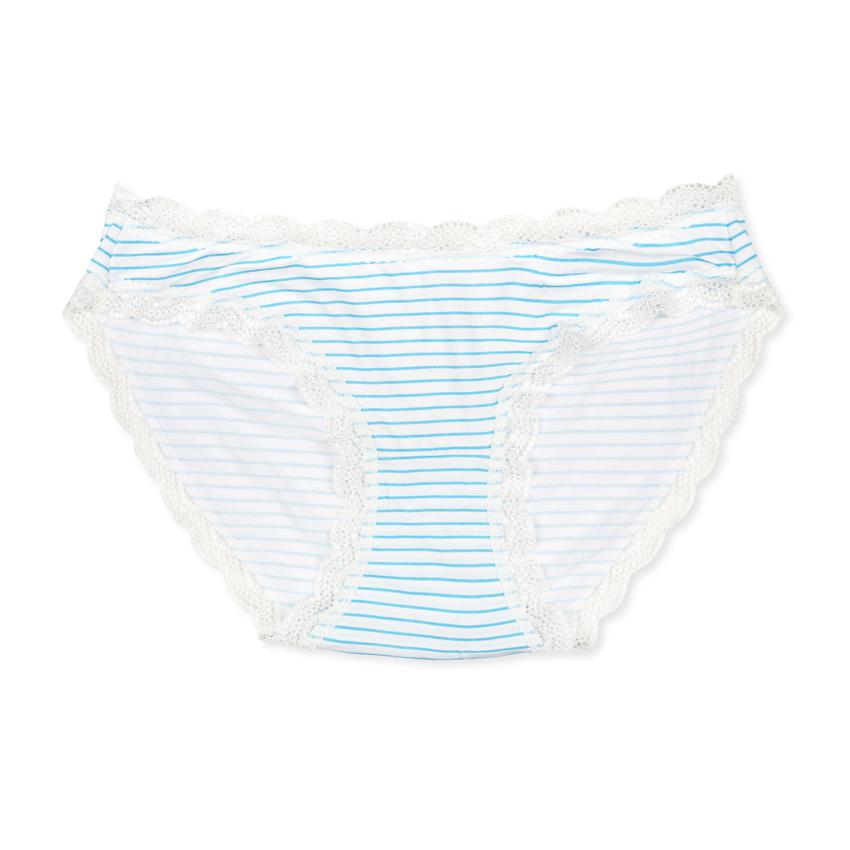 Blue Candy Stripe Knickers Indian Summer London