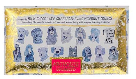 Blue Dogs Chocolate Bar  - Cheesecake and Ginger Crunch