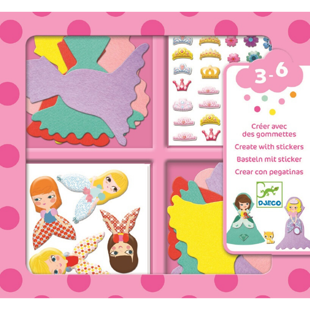 Create with Stickers- I Love Princesses