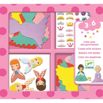 Create with Stickers- I Love Princesses