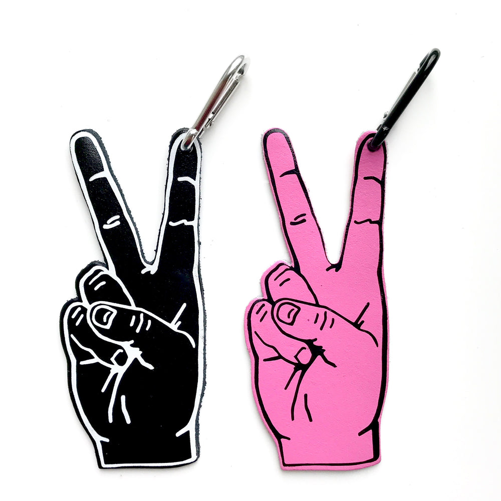 Peace Bag Tag - Pink
