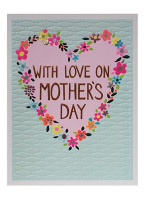 Mother's Day-Floral Heart