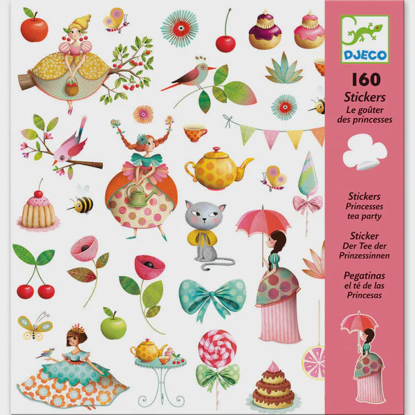 Paper Stickers-Princess Tea Party