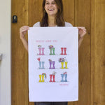 Welly Love You Mommy Tea Towel