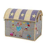 Toy Basket with Circus Theme - Medium