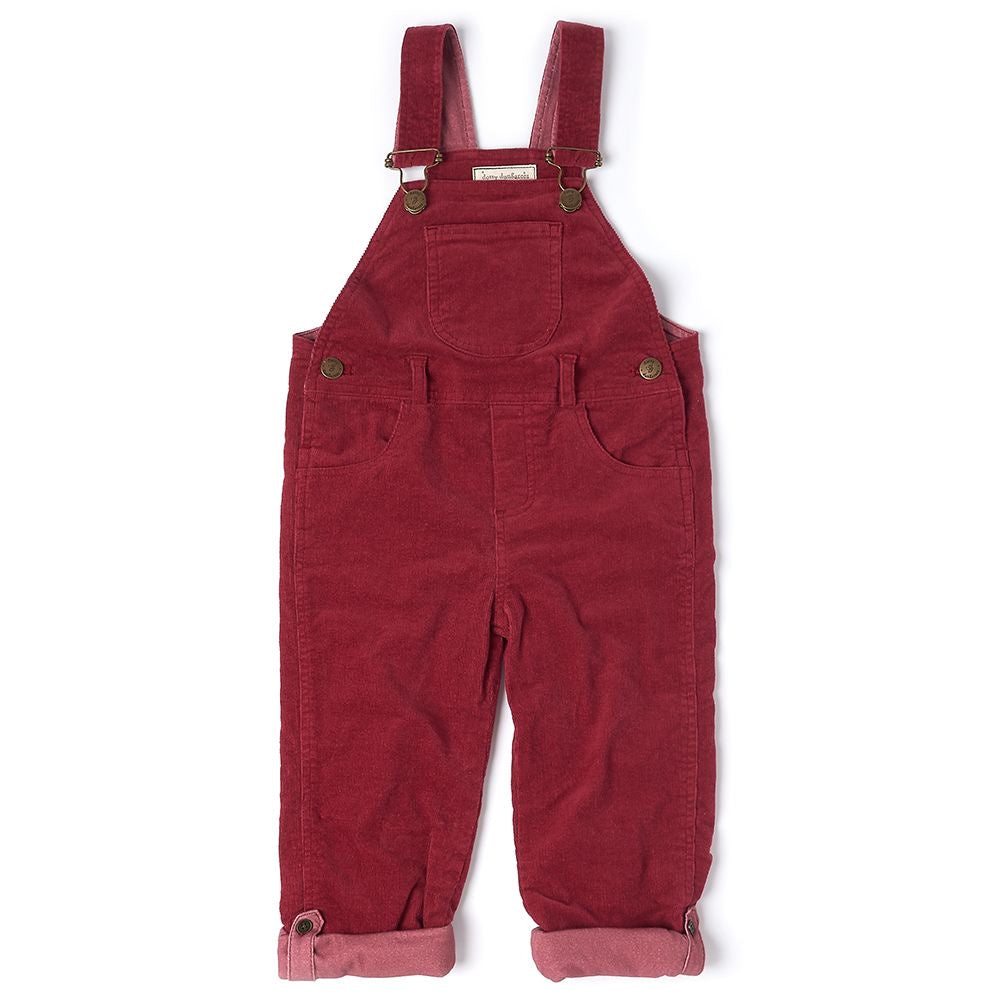 Robin Red Cord Dungarees