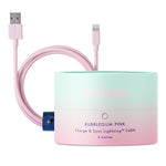 Charge and Sync Cable Peppermint Bubblegum Pink XL