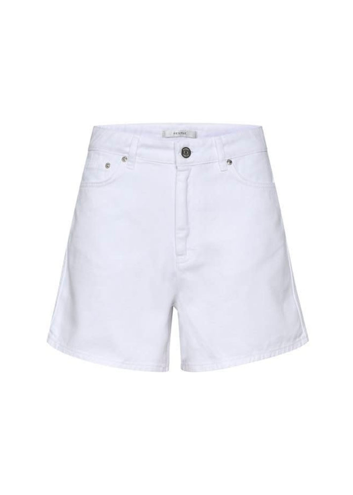 Dena Twill Shorts-Bright White