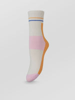 Sporty Block Sock- Apricot