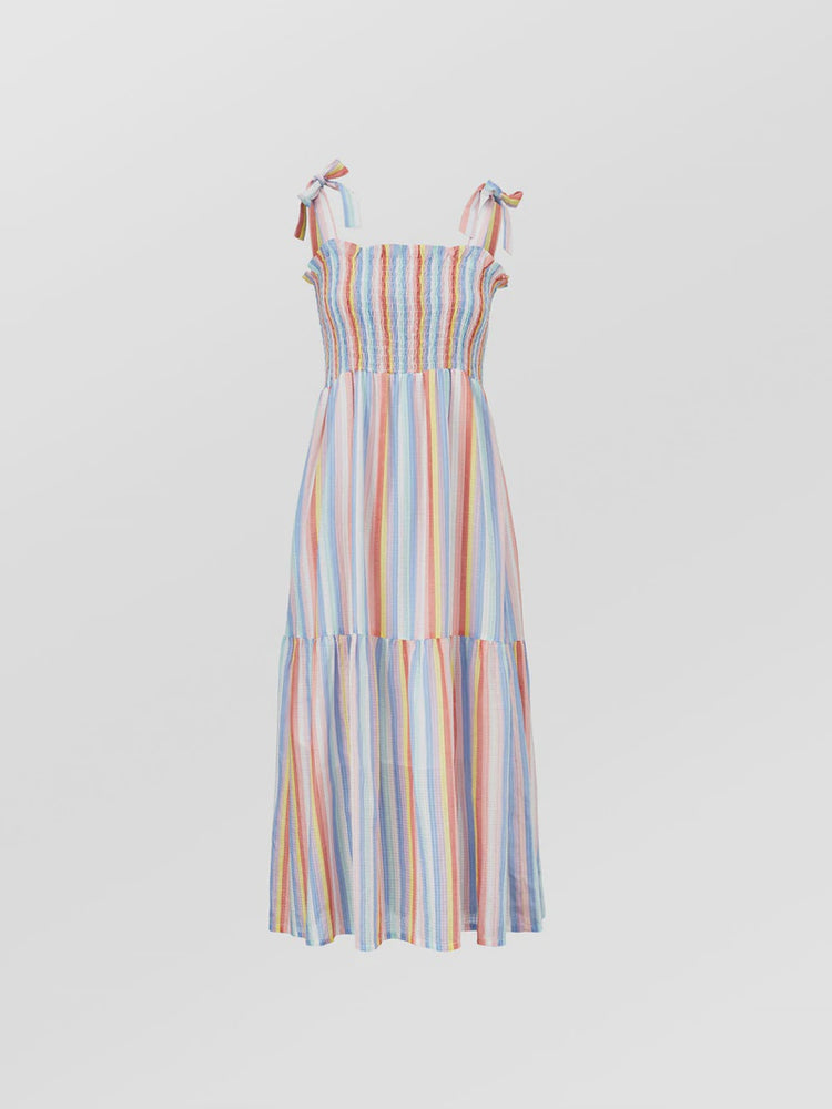 Catalia Strap Dress-Multi Coloured