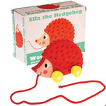 Ella the Hedgehog Wooden Pul Toy