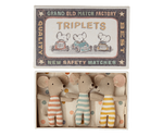 Triplets, Baby mice in matchbox