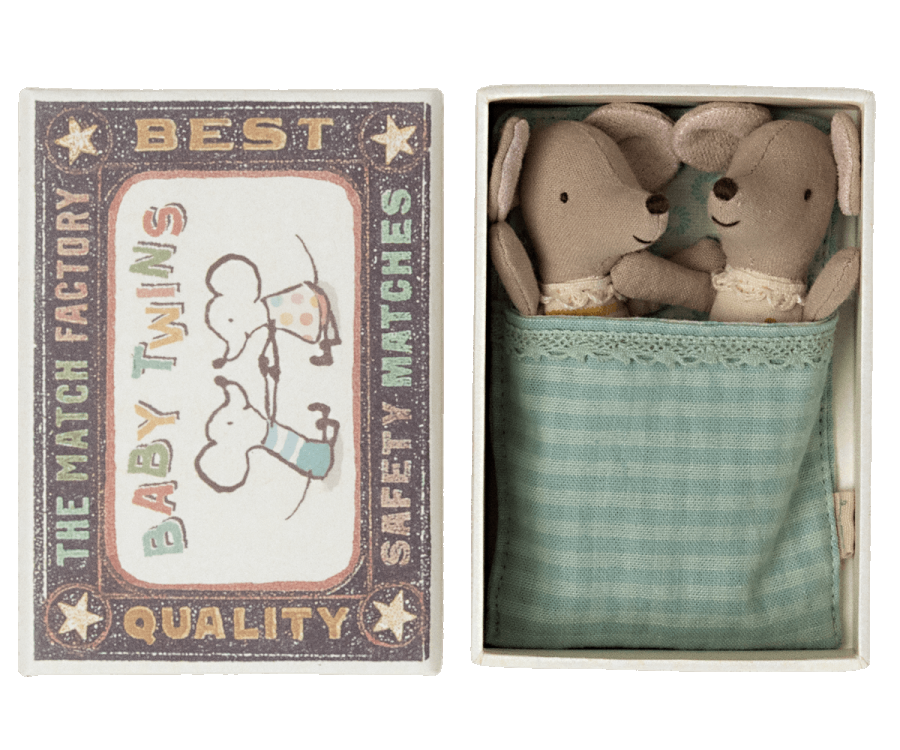 Twin Mice in Matchbox