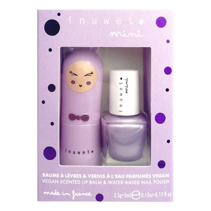 Nail Polish & Lip Balm Duo-Mauve