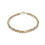 Large Gold Beads Bracelet