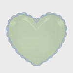 Meri Meri Pastel Heart Large Plates (x 8)
