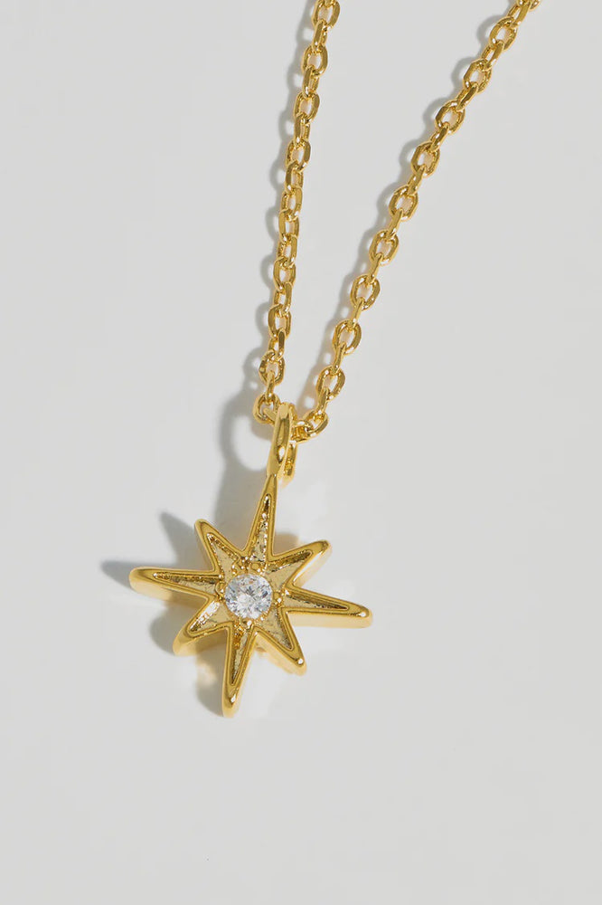 North Star necklace Gold