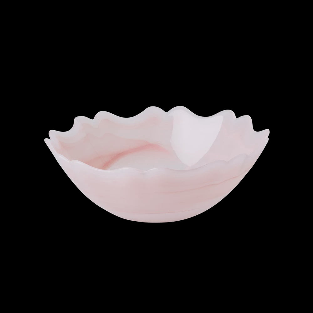 Alabaster Glass Bowl - Pink