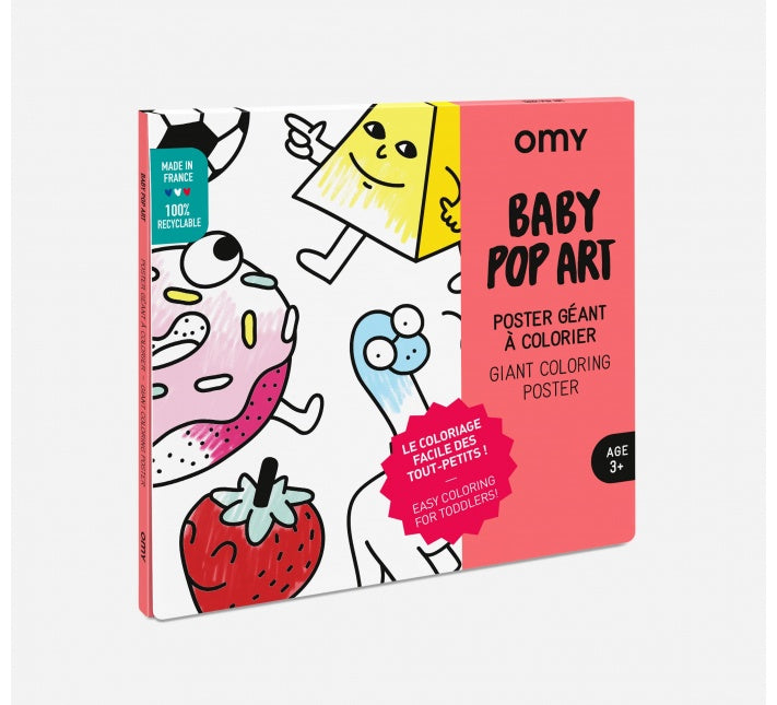 Baby Pop Art-Giant Colouring Poster