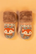 Kids Fox Mittens