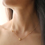 Sun Moon and Star Necklace- Gold