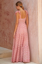 Tabitha Maxi Dress- Pineapple Coral