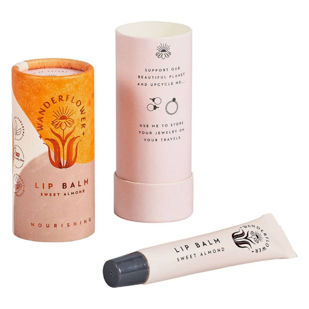 Wanderflower Lip Balm- Sweet Almond